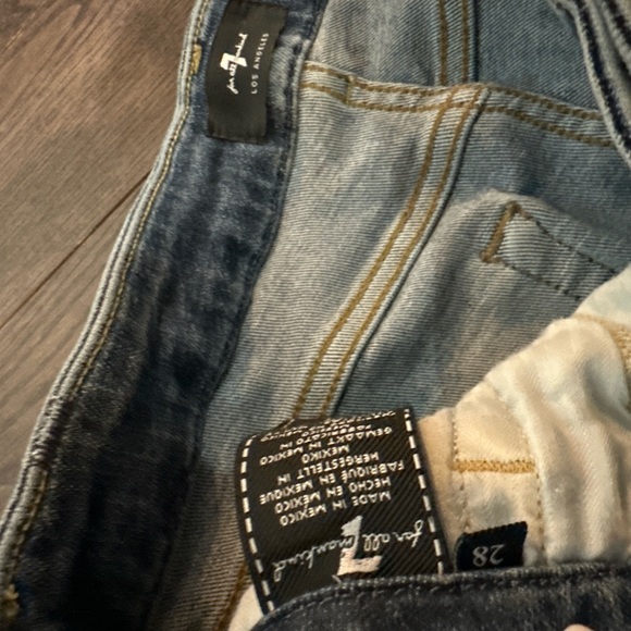7 for all mankind skinny denim jeans| size 28 - Picture 4 of 6